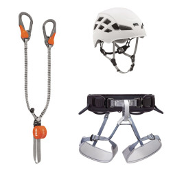 Verleih Klettersteigset, Gurt-Helm-Klettersteig