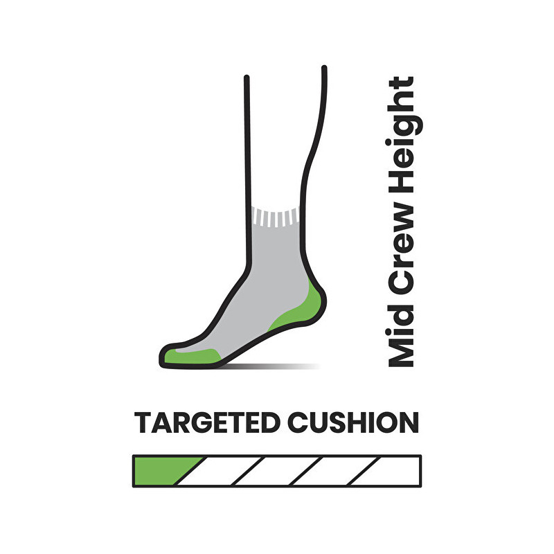 Hike Targeted Cushion Mid Crew